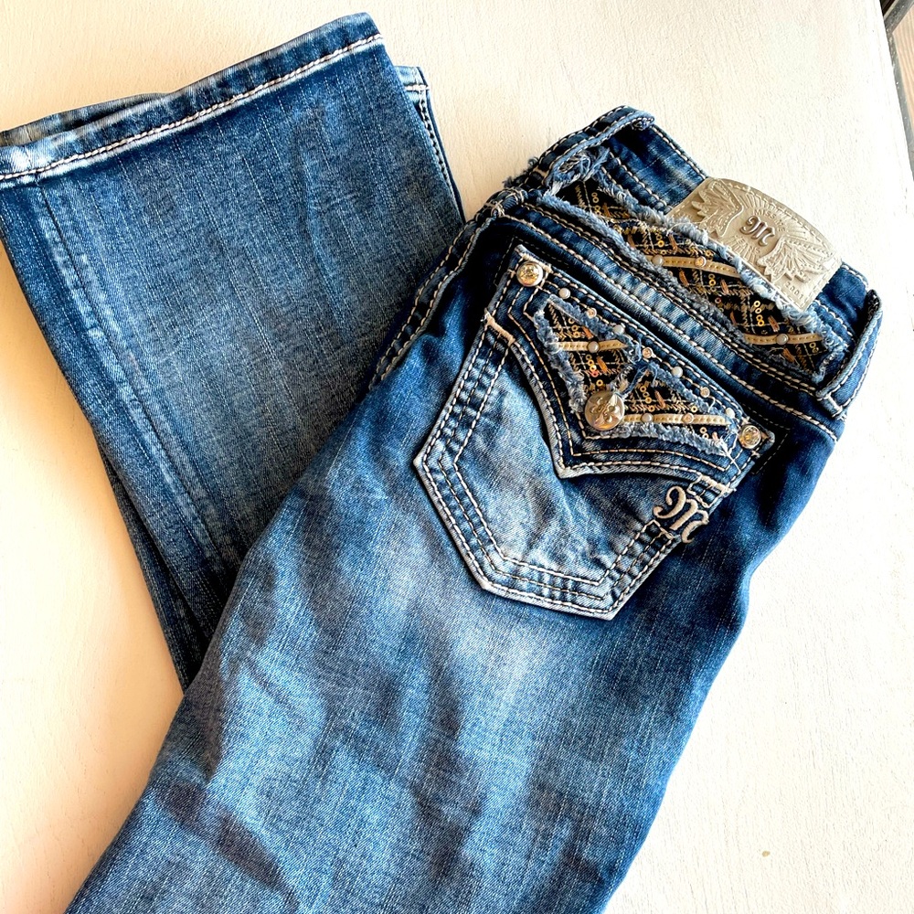 Womens Miss Me Bootcut Jeans